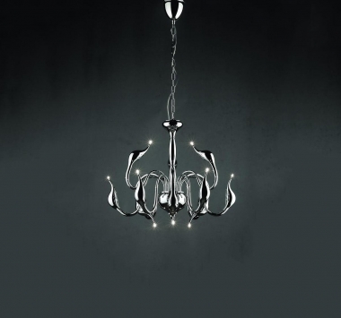 Meta Swan Chandelier 12 Crom 