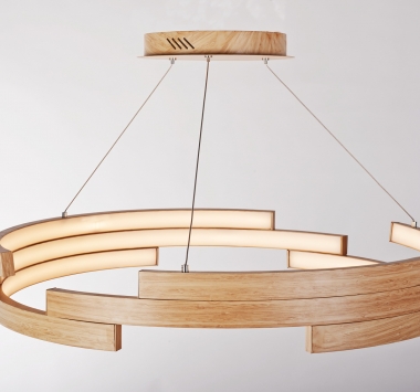 Colosseo Pendant 1C Wood 